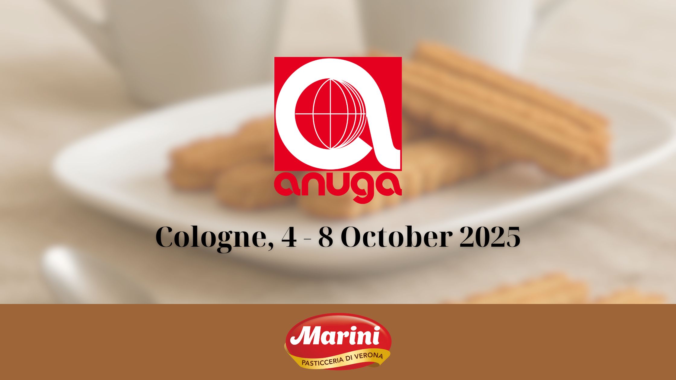 Biscottificio Verona at Anuga 2025: See You in Cologne from October 4th to 8th